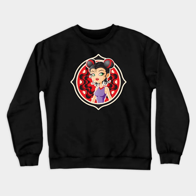 Girl Doll Crewneck Sweatshirt by EnriqueV242